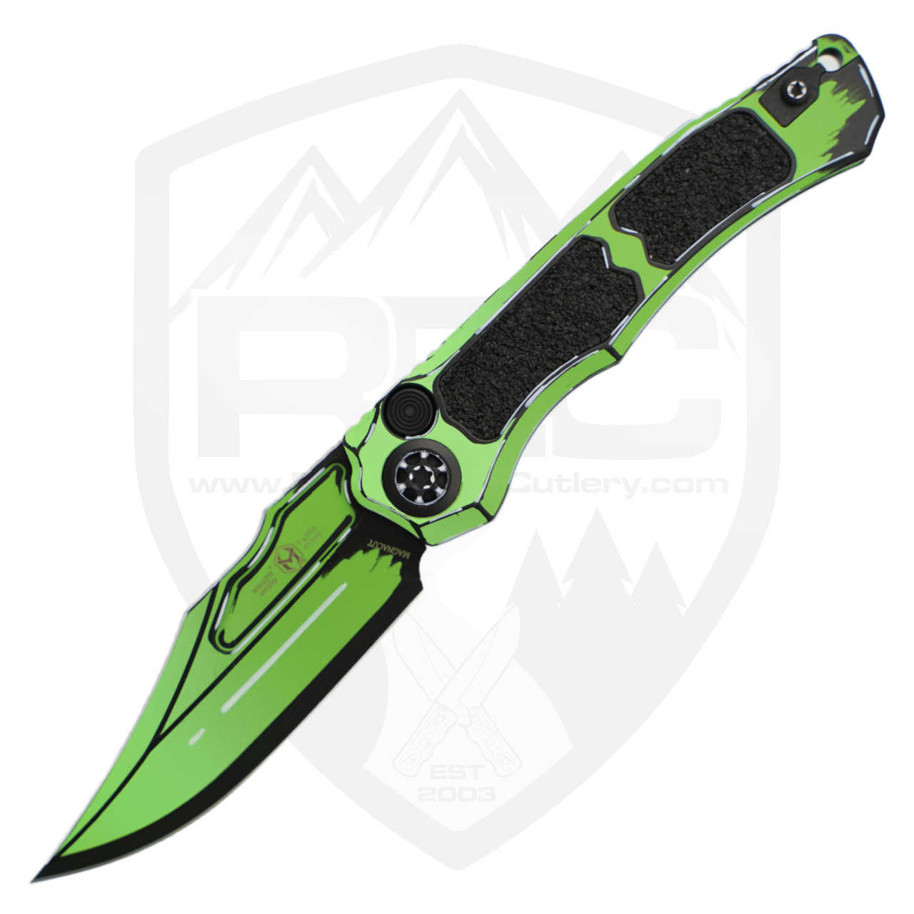 Heretic Wraith Auto V4 Bowie Cel Shade Toxic Green, MagnaCut