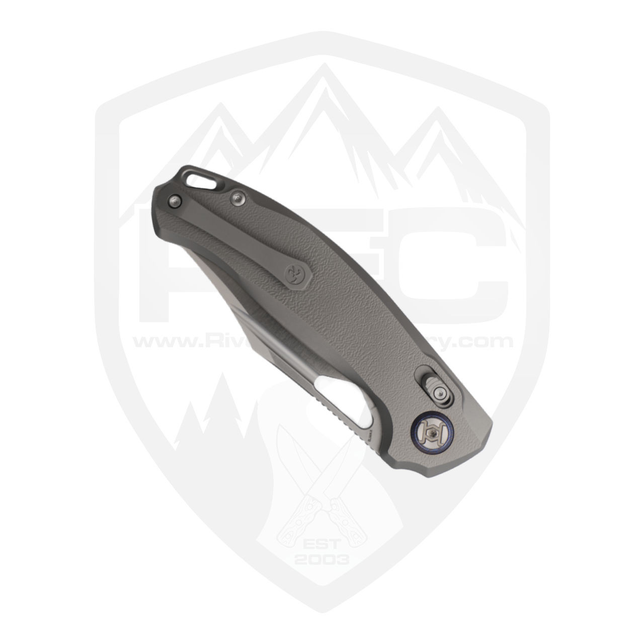 Kunwu Django XL Orange Peel Titanium / Satin Elmax - X707XLT2