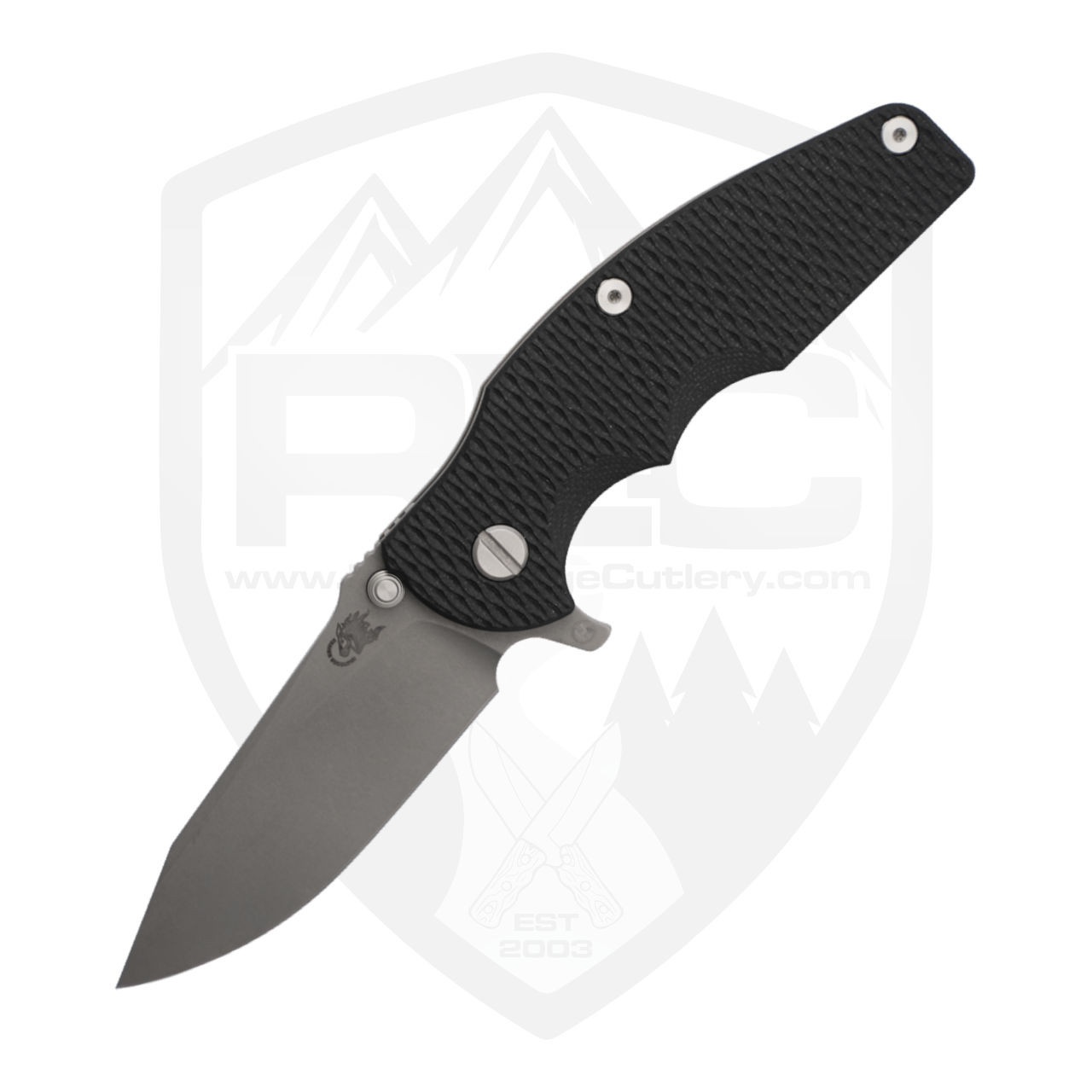 hinderer-jurassic-black-g10-