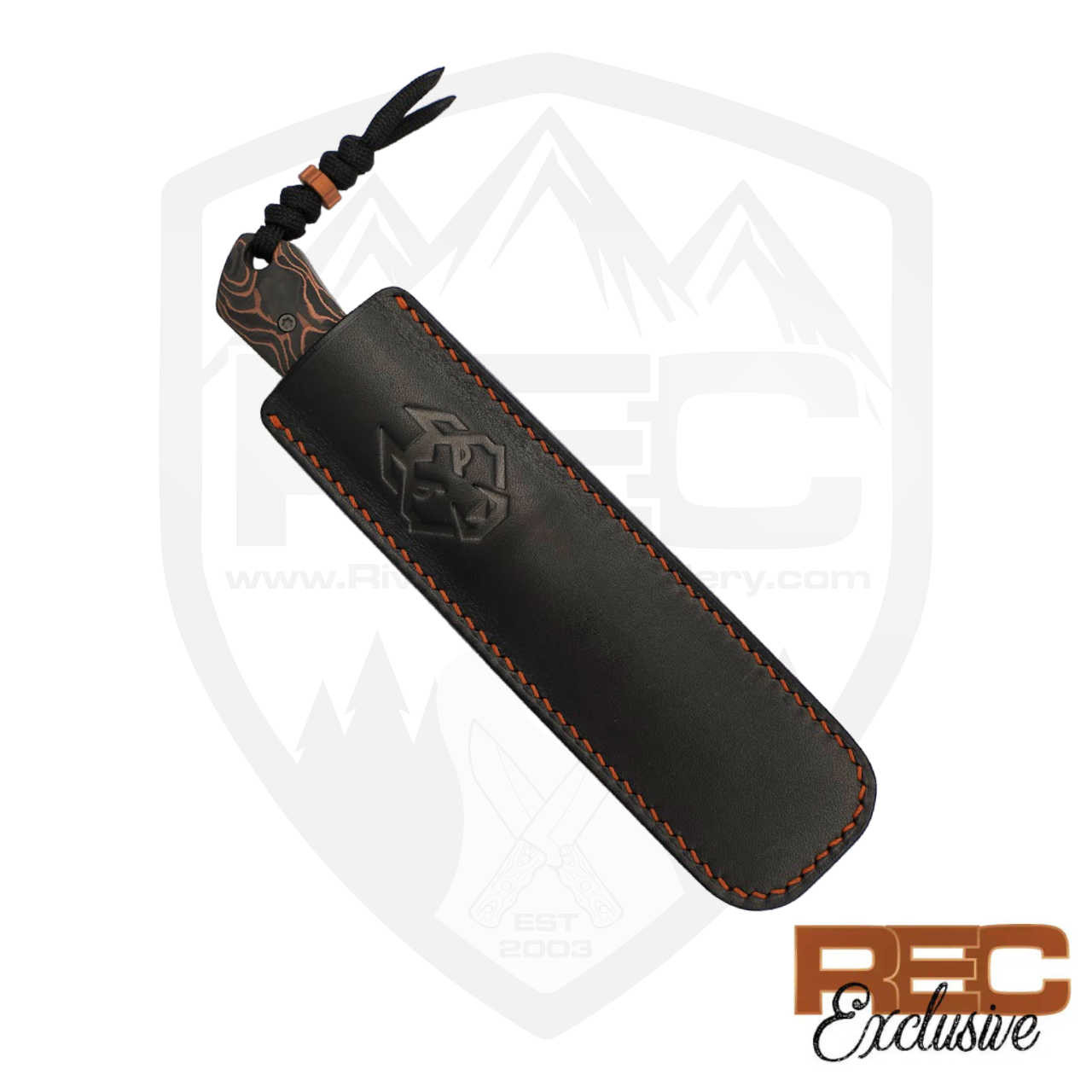 Jack Wolf Knives REC Exclusive Collusion Copper Marble Carbon
