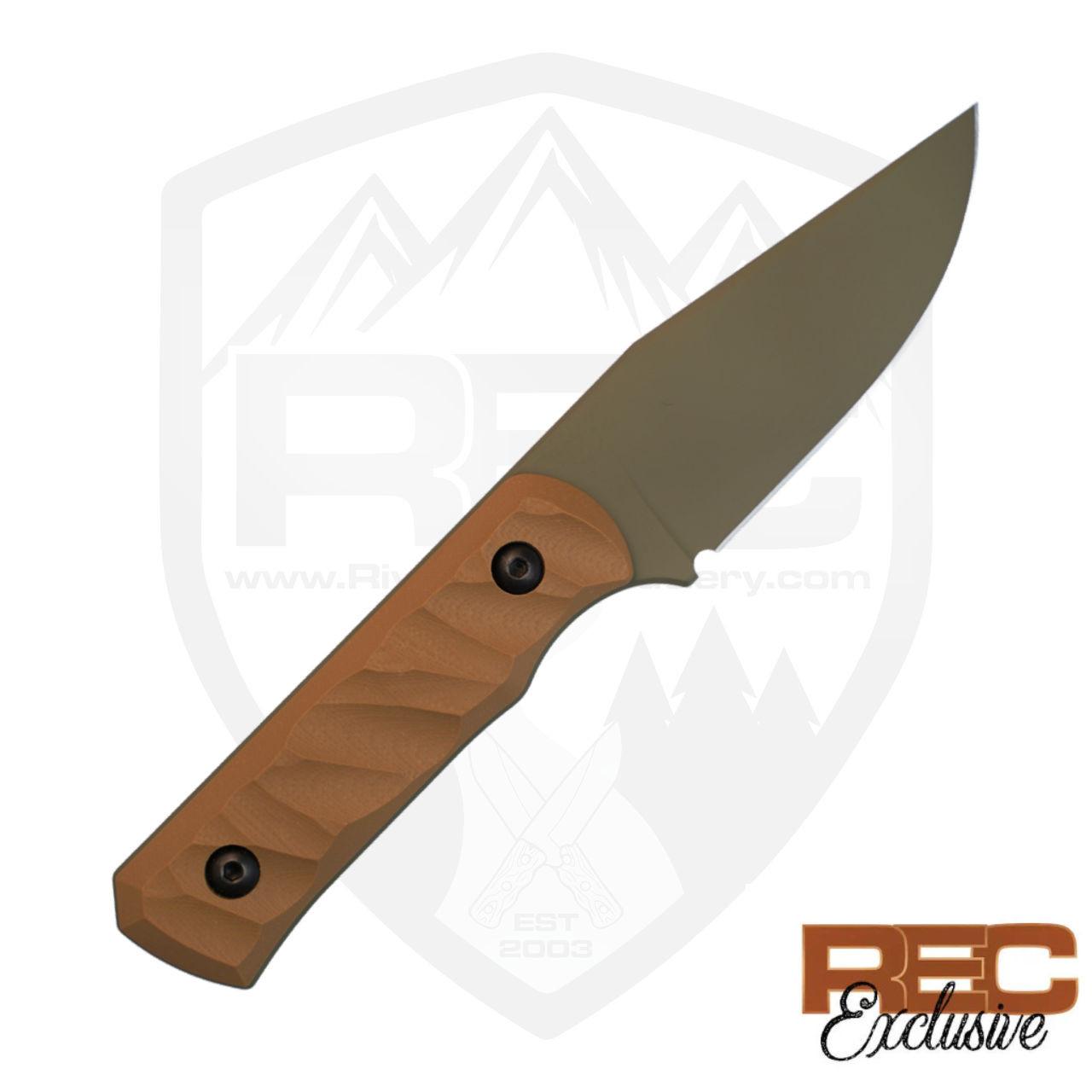 Bilgewater Blades REC Exclusive Jack Rabbit, Textured Coyote G10