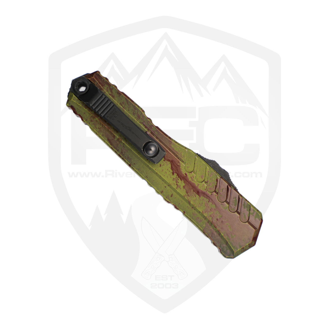 Microtech Cypher II D/E Outbreak Signature Series, Cerakote