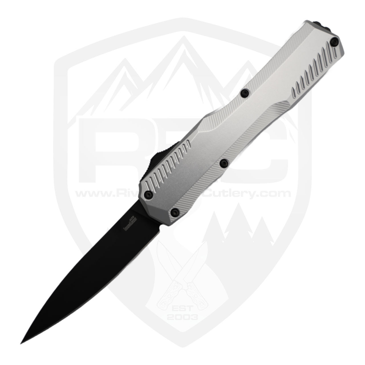 洋楽 T-Elite/Uncut:Raw Kershaw Livewire OTF Raw Aluminum / Black MagnaCut - 9000RAWBLK
