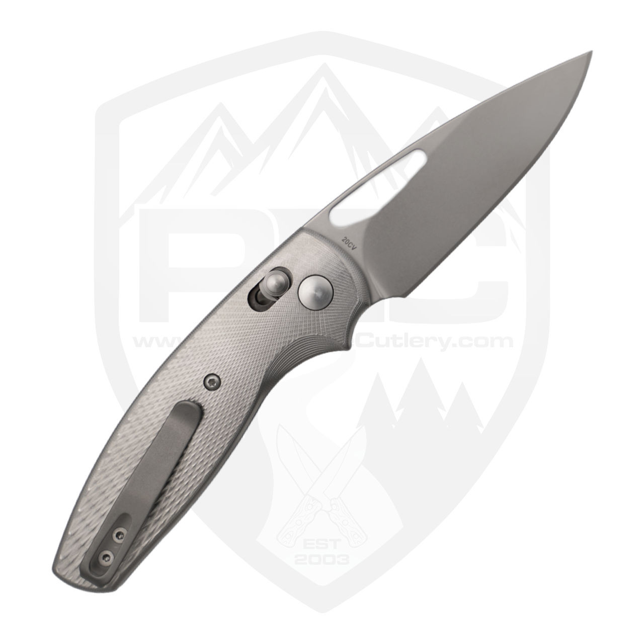TRM Bulldog Rev. B 3D Lizard Skin Titanium, Stonewash 20CV