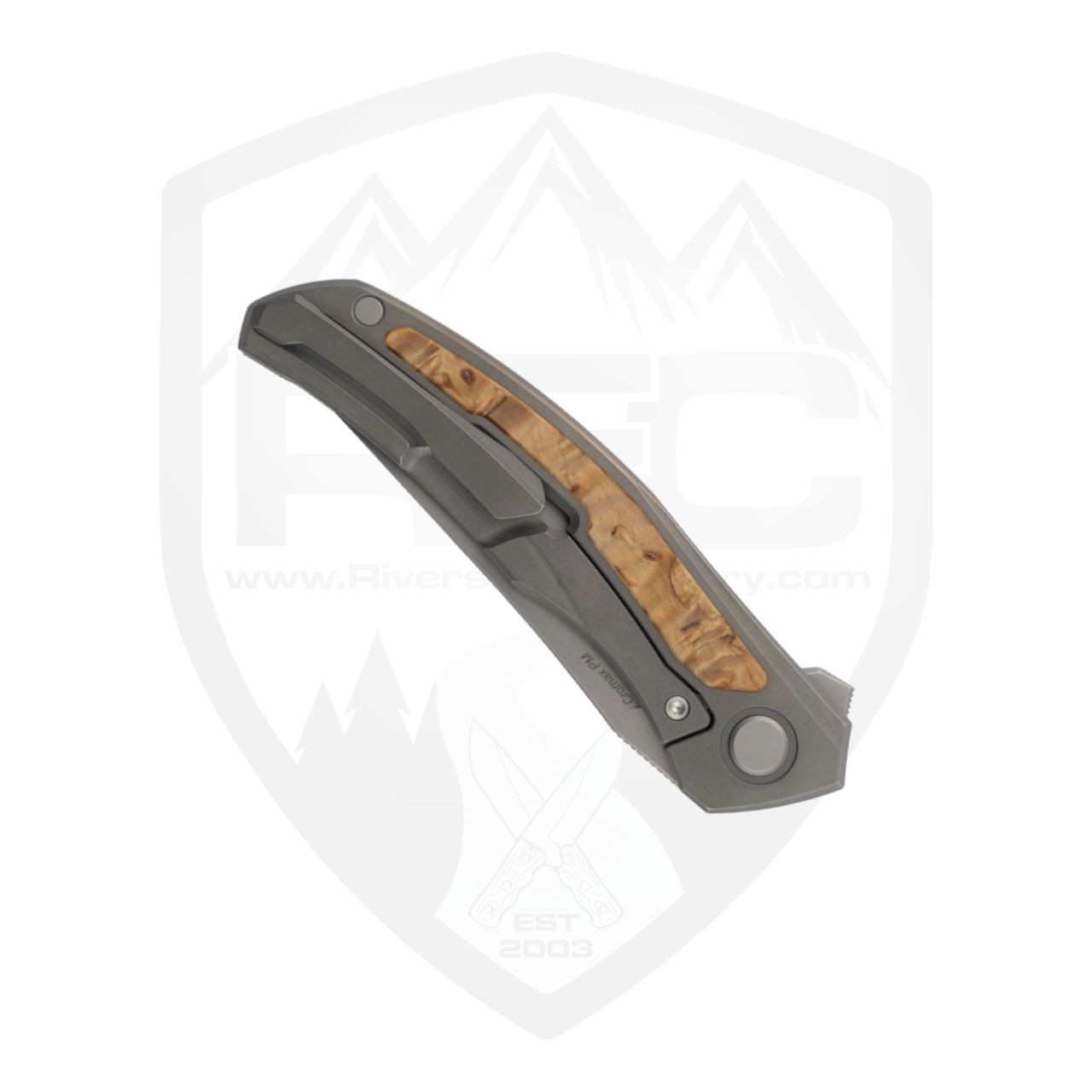 Shirogorov Ursus Quantum NL Titanium/Curly Birch, Stonewash Cromax PM