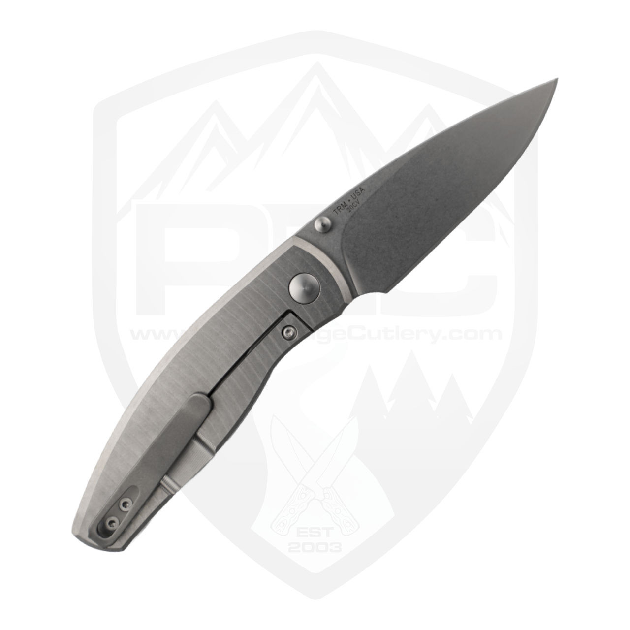 TRM Neutron 2 Framelock, Rainbow Trout G10 Flat, Stonewash 20CV