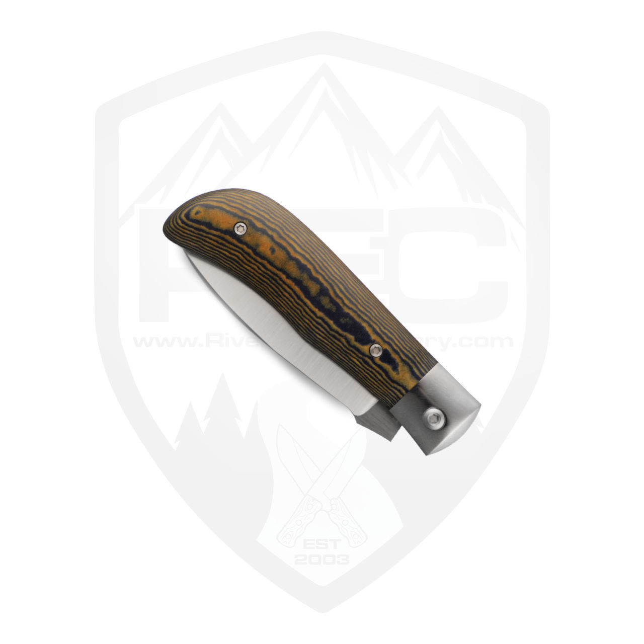 Jack Wolf Knives Timber Jack Steel Series Blue Canyon & Maple