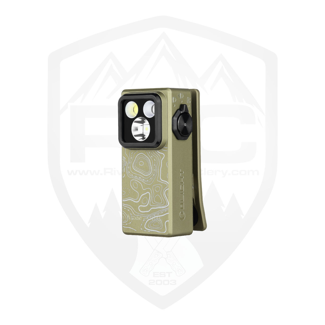 Olight Oclip Ultra, Olive Topo