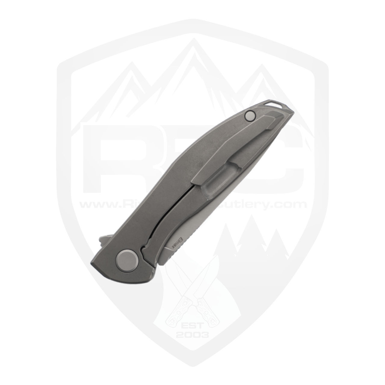 Shirogorov NeOn Lite LEFTY, Titanium Handle, MRBS, Elmax Blade