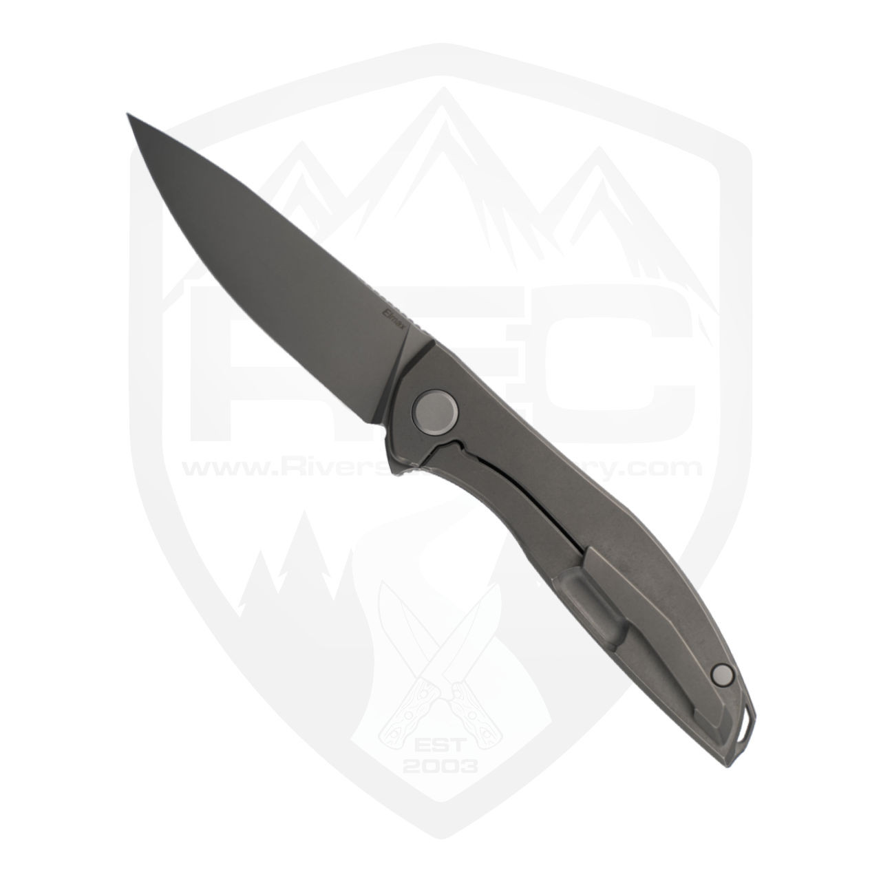 Shirogorov NeOn Lite LEFTY, Titanium Handle, MRBS, Elmax Blade