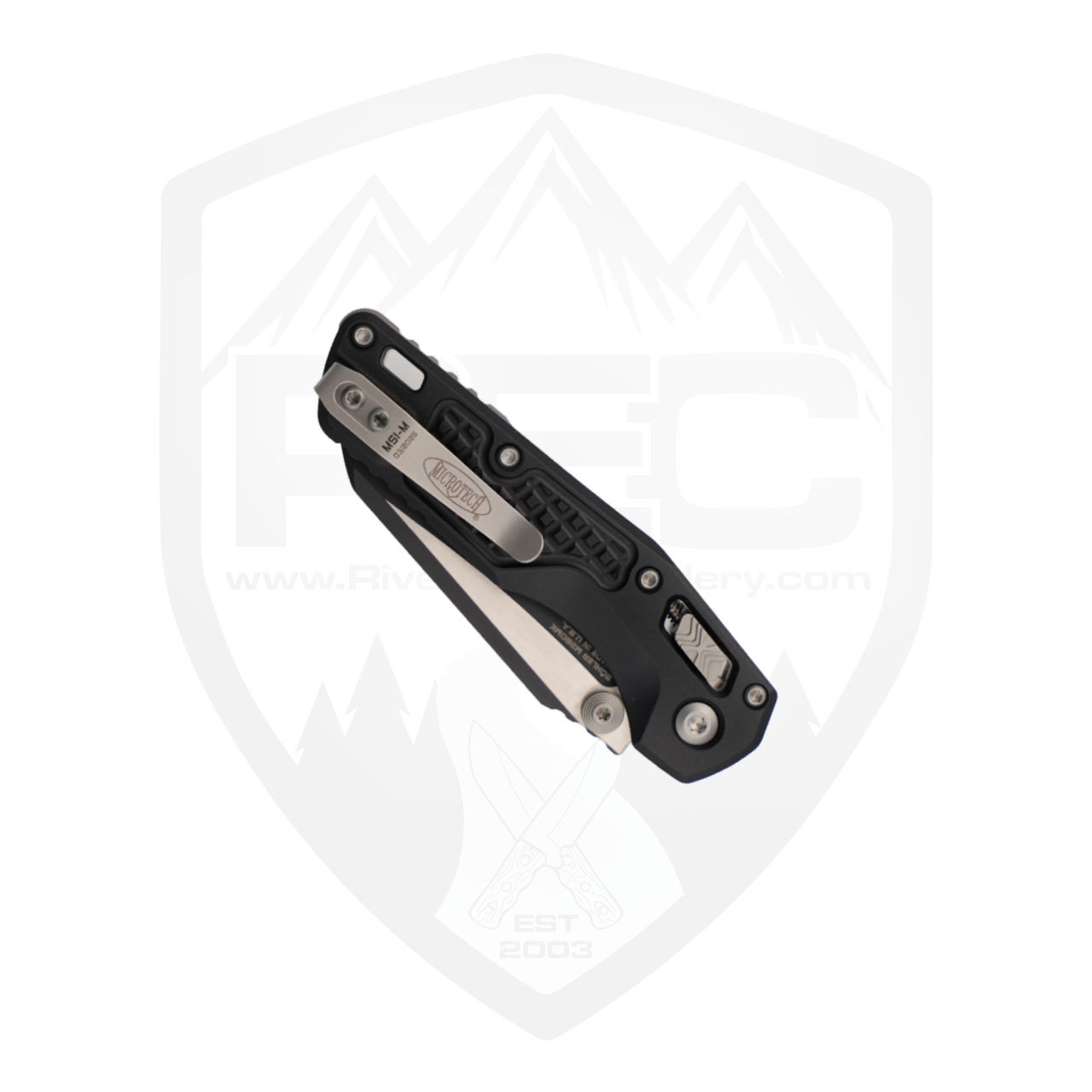 Microtech MSI Mini S/E Black Frag Aluminum, Black M390MK - 210M-1FR