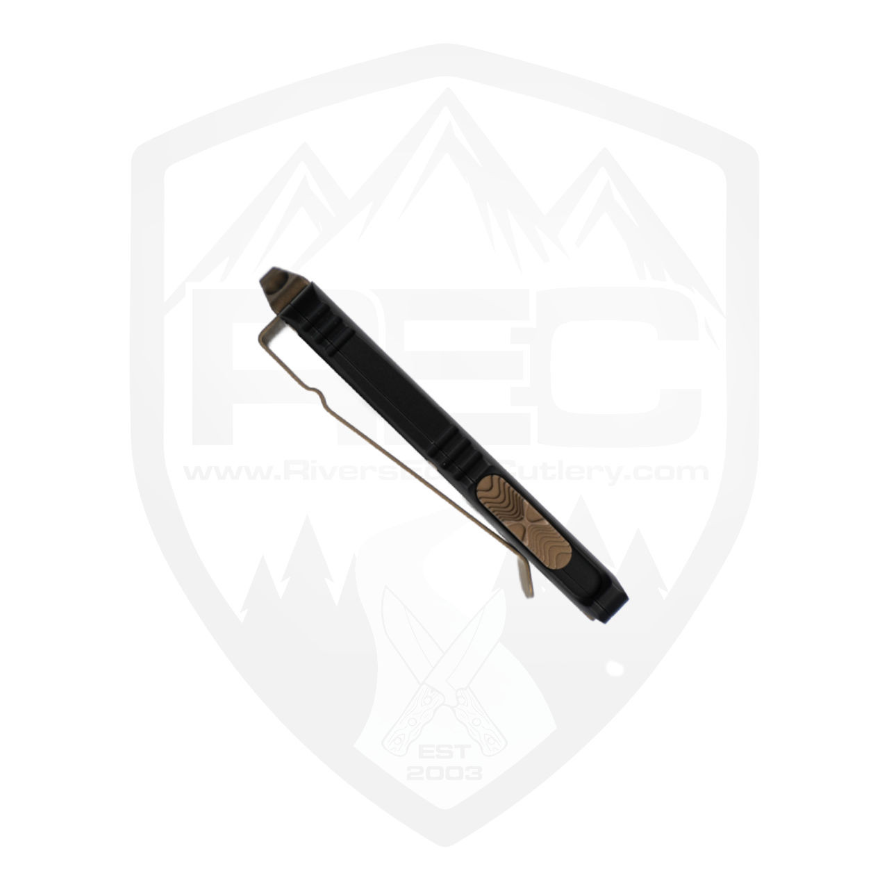 Microtech Exocet Dead Mans Hand Signature Series, Bronzed M390MK