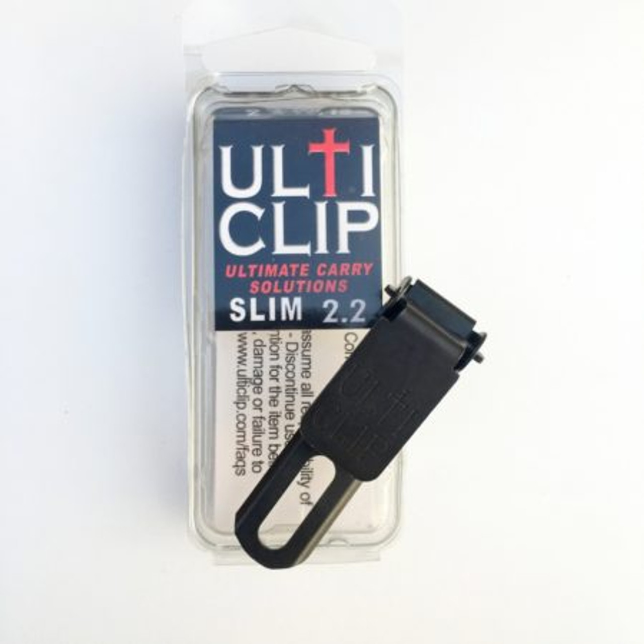 ULTICLIP Slim 3.3 Fixed Blade Clip for Belt-Less Carry