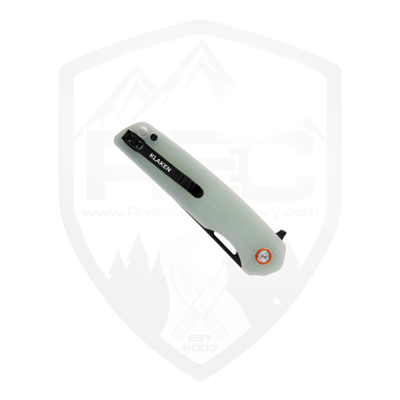 Klaken Drift Liner Lock, Jade G10, Black D2 - J145JDE - REC