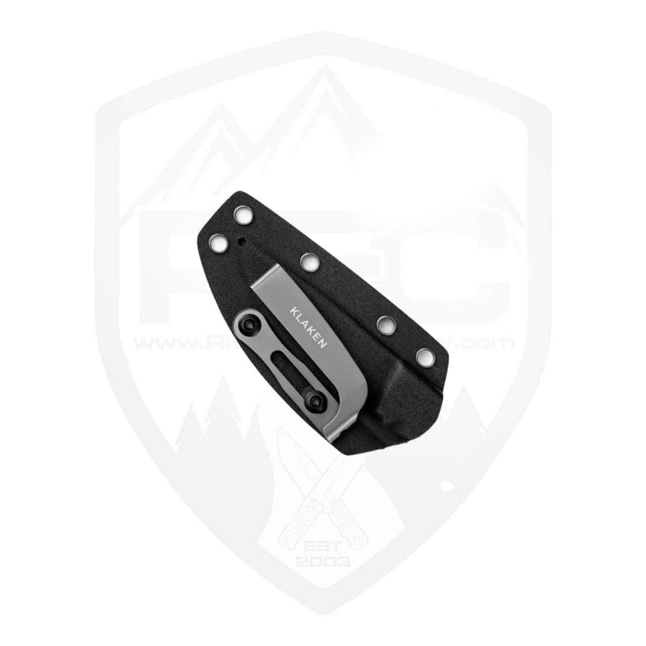Klaken Citadel Fixed Blade, Black G10, Satin 14C28N - Z067 - REC