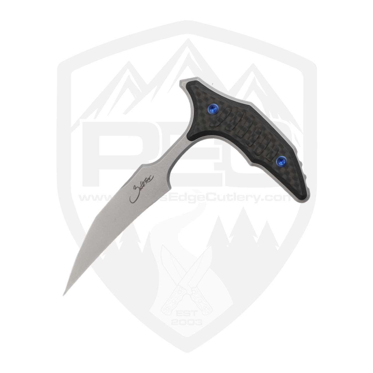 Microtech Marfione Select Bee, Carbon Fiber, Stonewash 440C - 218