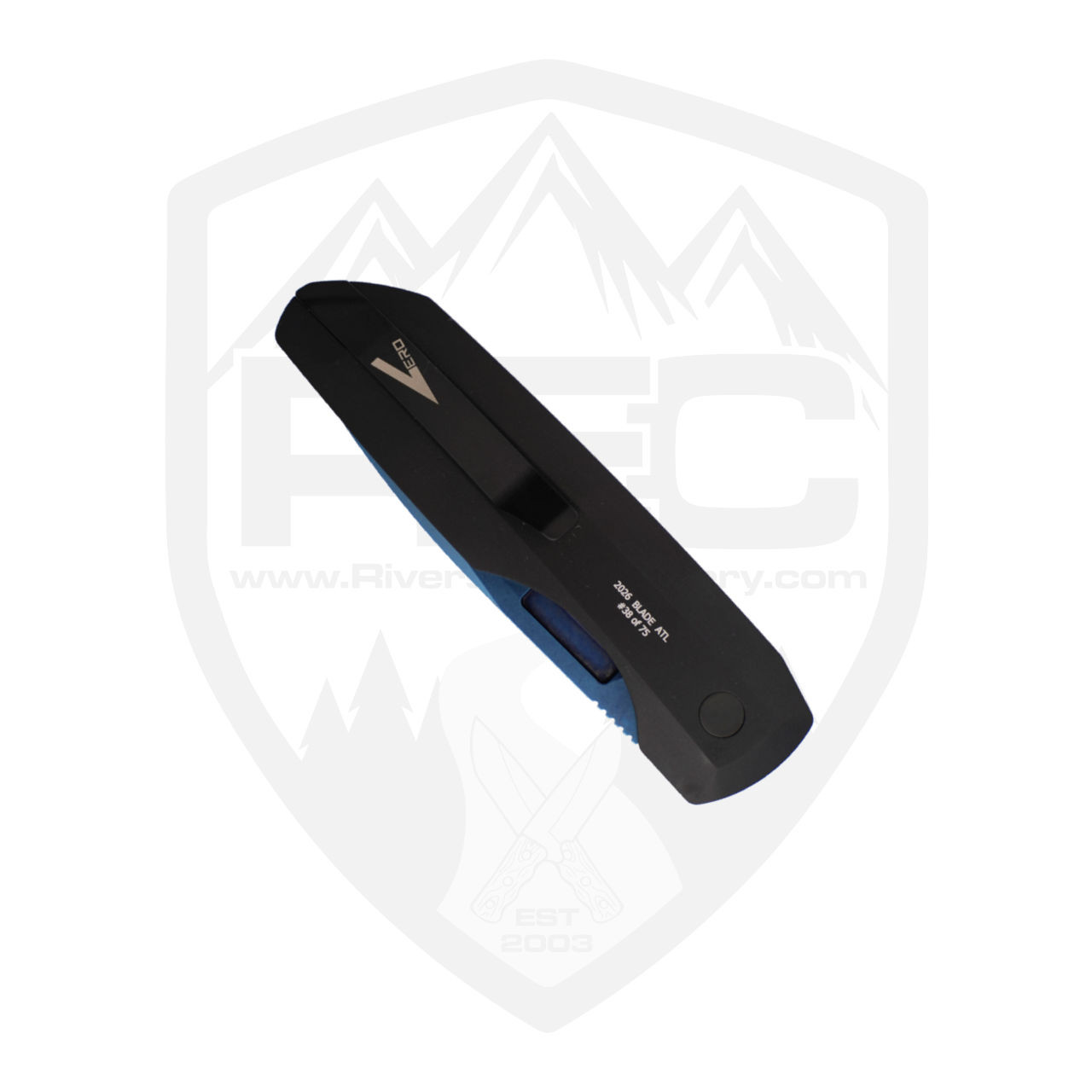 ProTech Vero Synapse Blade Show 2026, Black Aluminum, Blue Linen