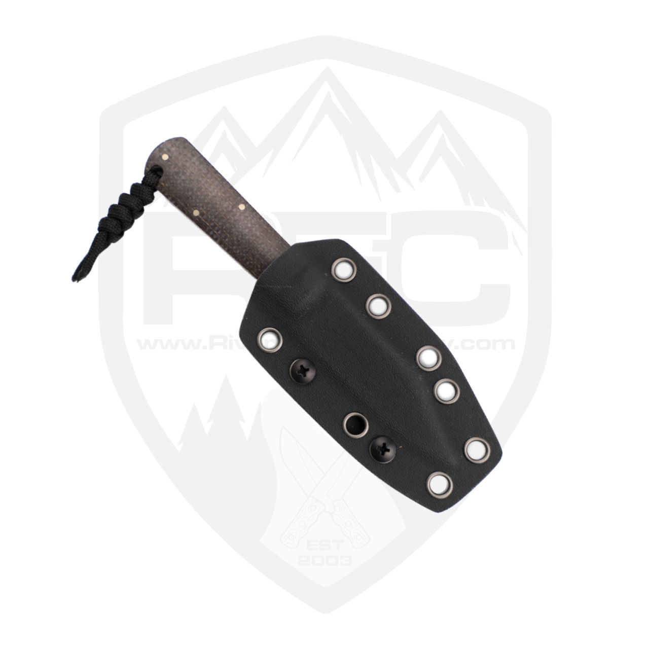 Jack Wolf Knives Gateway FIXedc, Vibe Jute Bison Handle, Satin