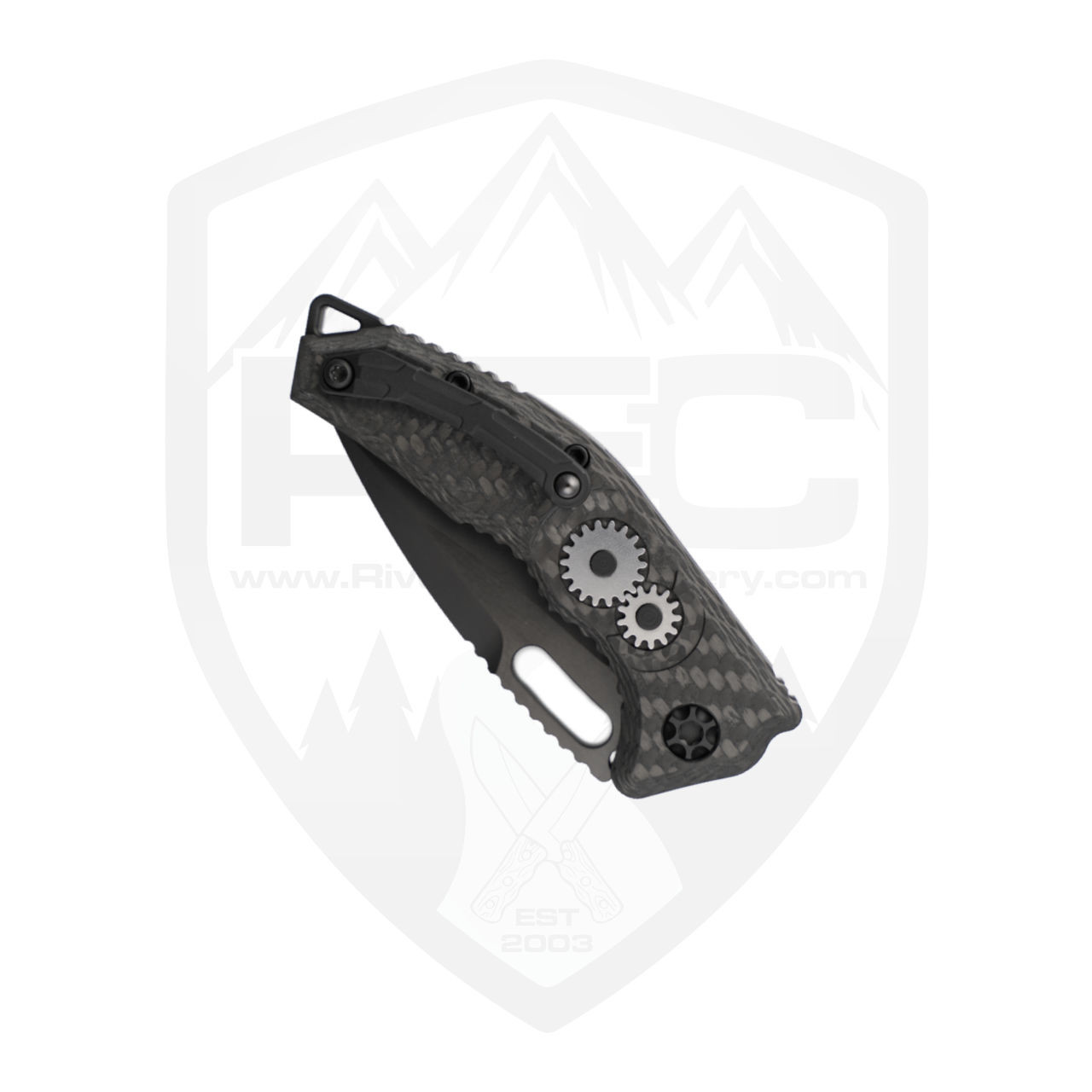 Heretic Medusa Auto Tanto, Carbon Fiber Body, DLC Magnacut - H011