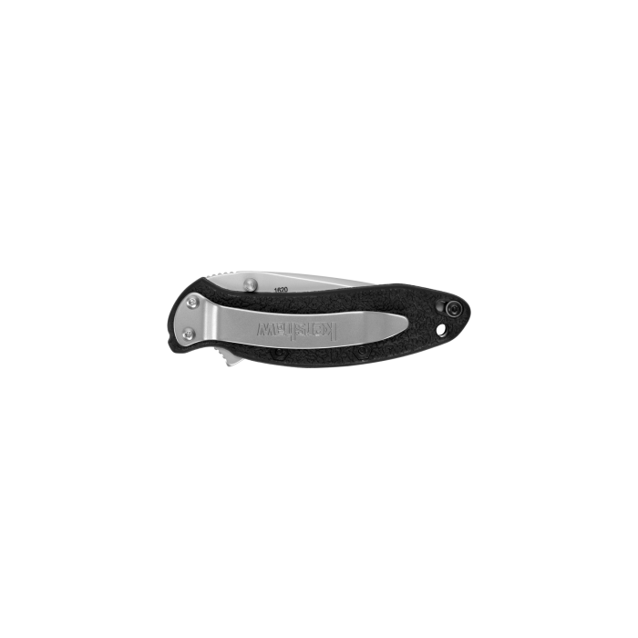 Kershaw Scallion Taschenmesser – Schwarzer Griff, Kombiklinge, SpeedSafe, 8,2 Cm Geschlossen