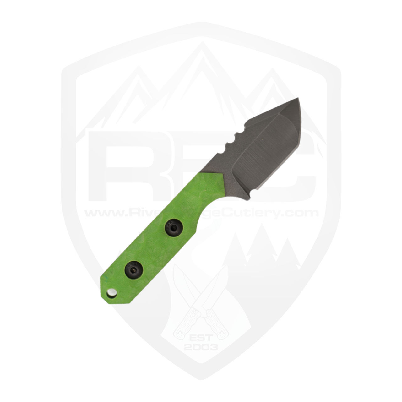 Tactical Pterodactyl Knives Mini Tanto, Lime Green G10, Magnacut - REC