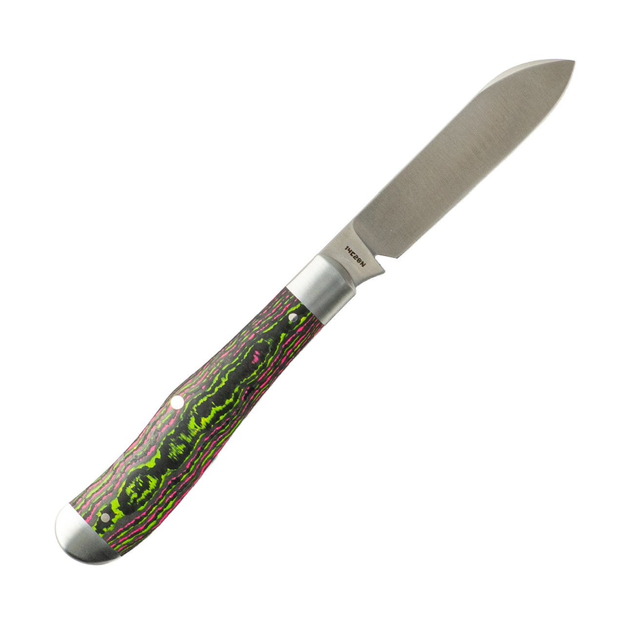 Jack Wolf Knives Gateway Eureka Slipjoint, CamoCarbon Watermelon