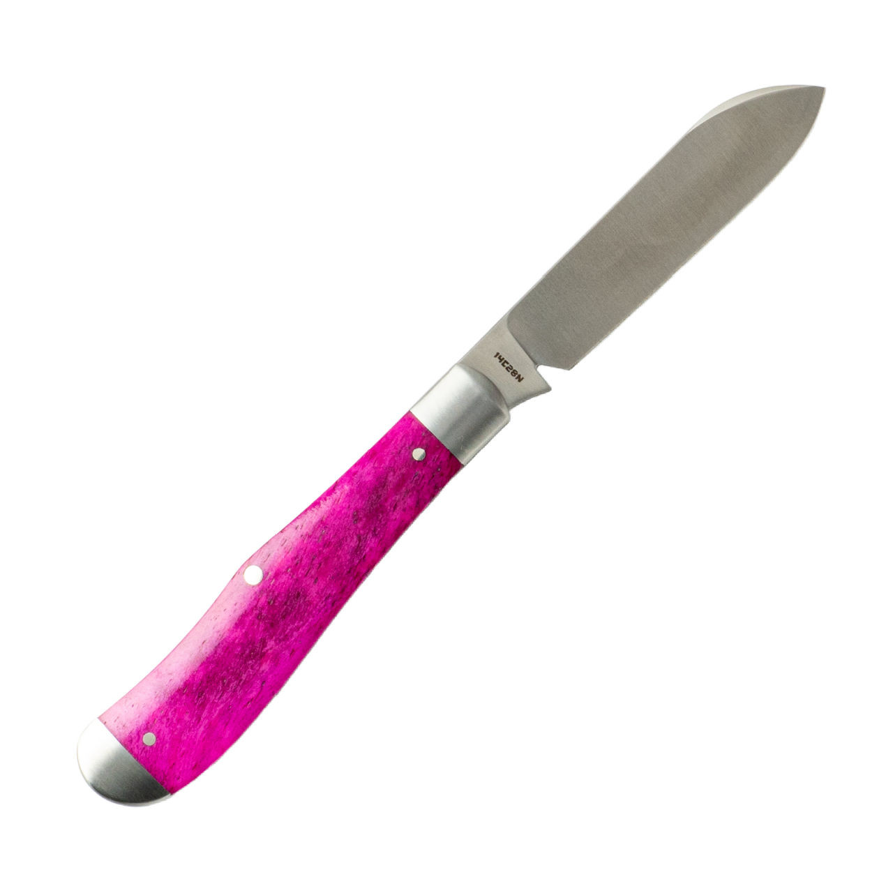 レア AKC ジャックナイフ スティレットナイフ クリームソーダ ピンクドラゴン Jack Wolf Knives Gateway Eureka Slipjoint, Purple Smooth Bone