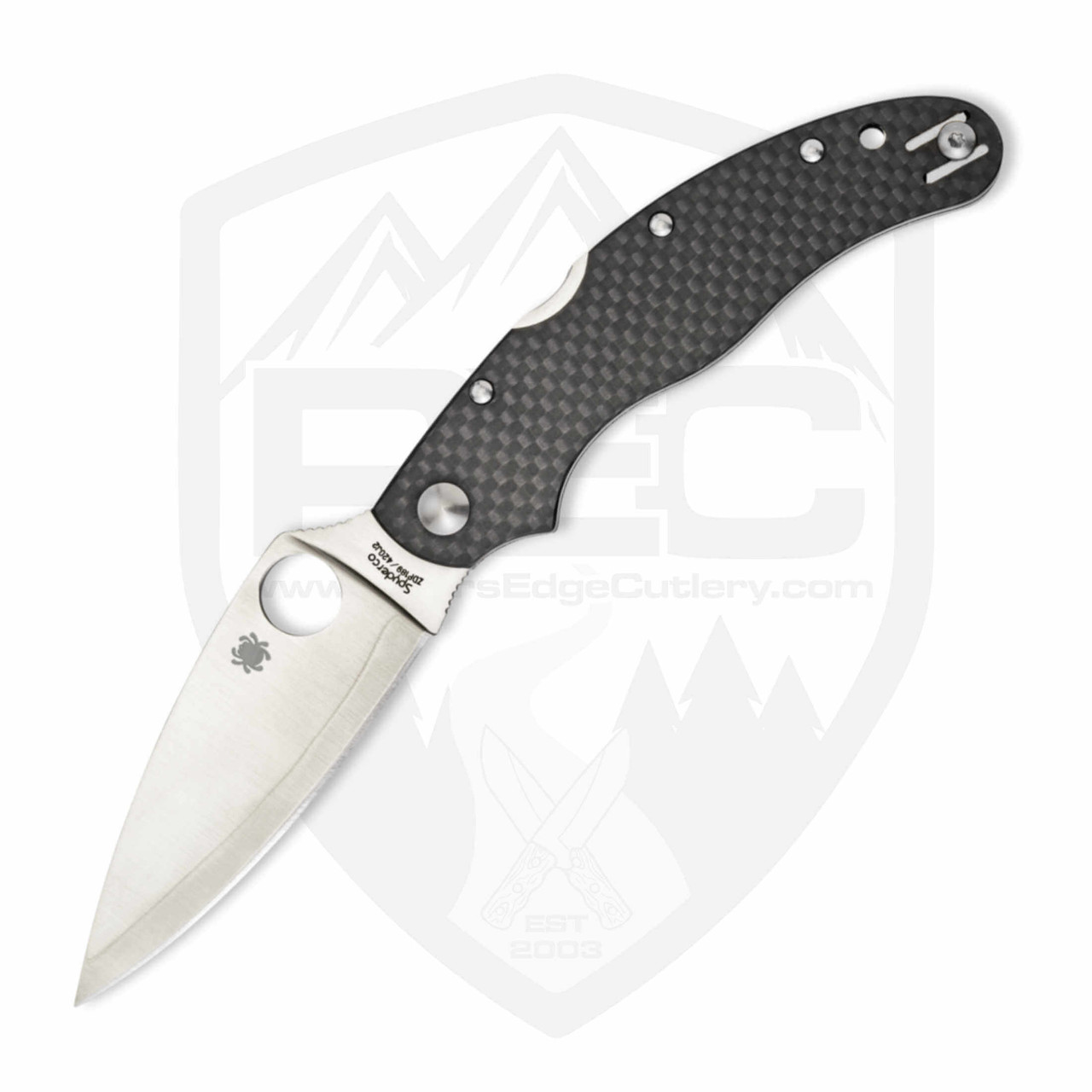 Spyderco Caly Folding Knife | Carbon Fiber and ZDP-189 Steel