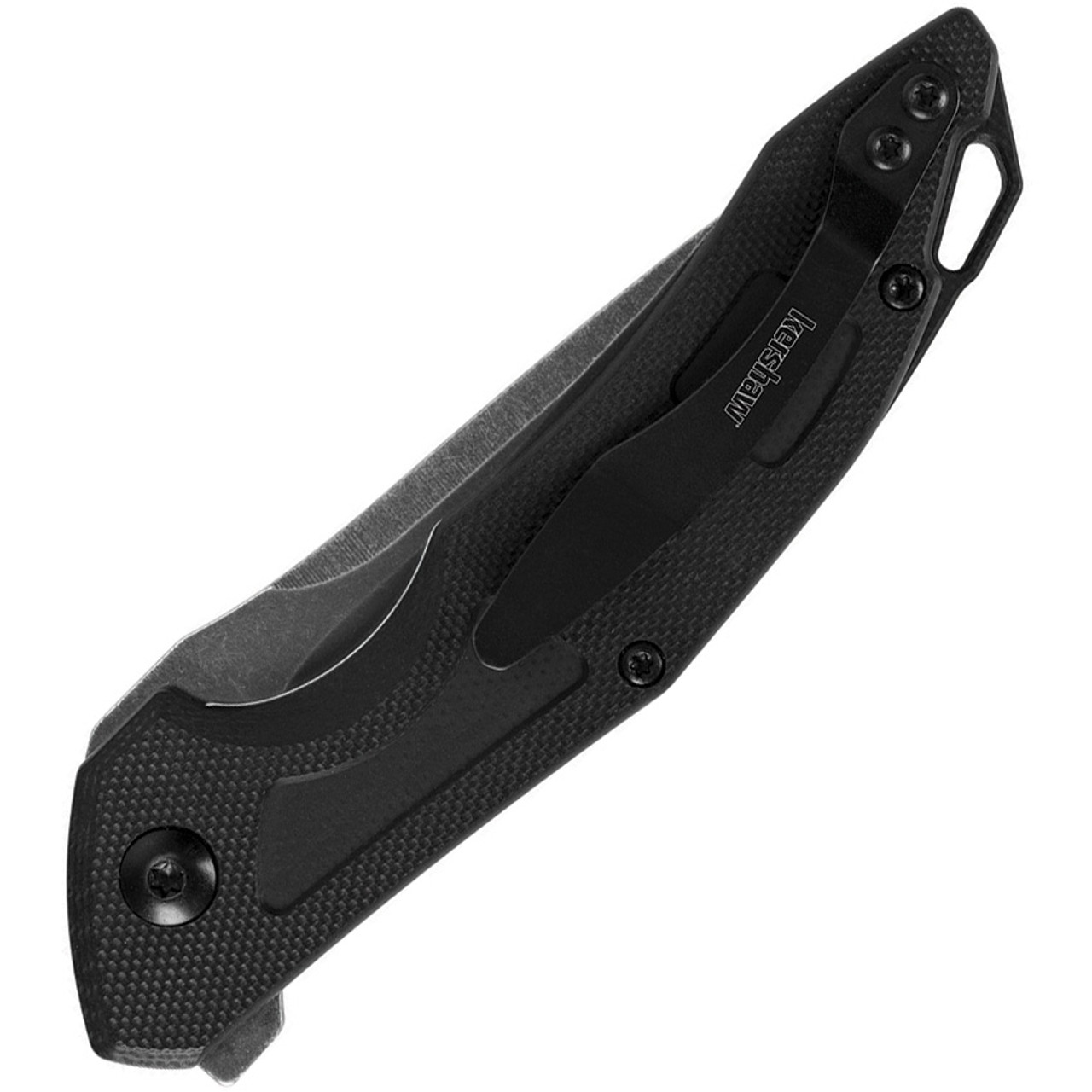 Kershaw Reverb XL Manual Knife, Black Lightweight 3 inch Blade