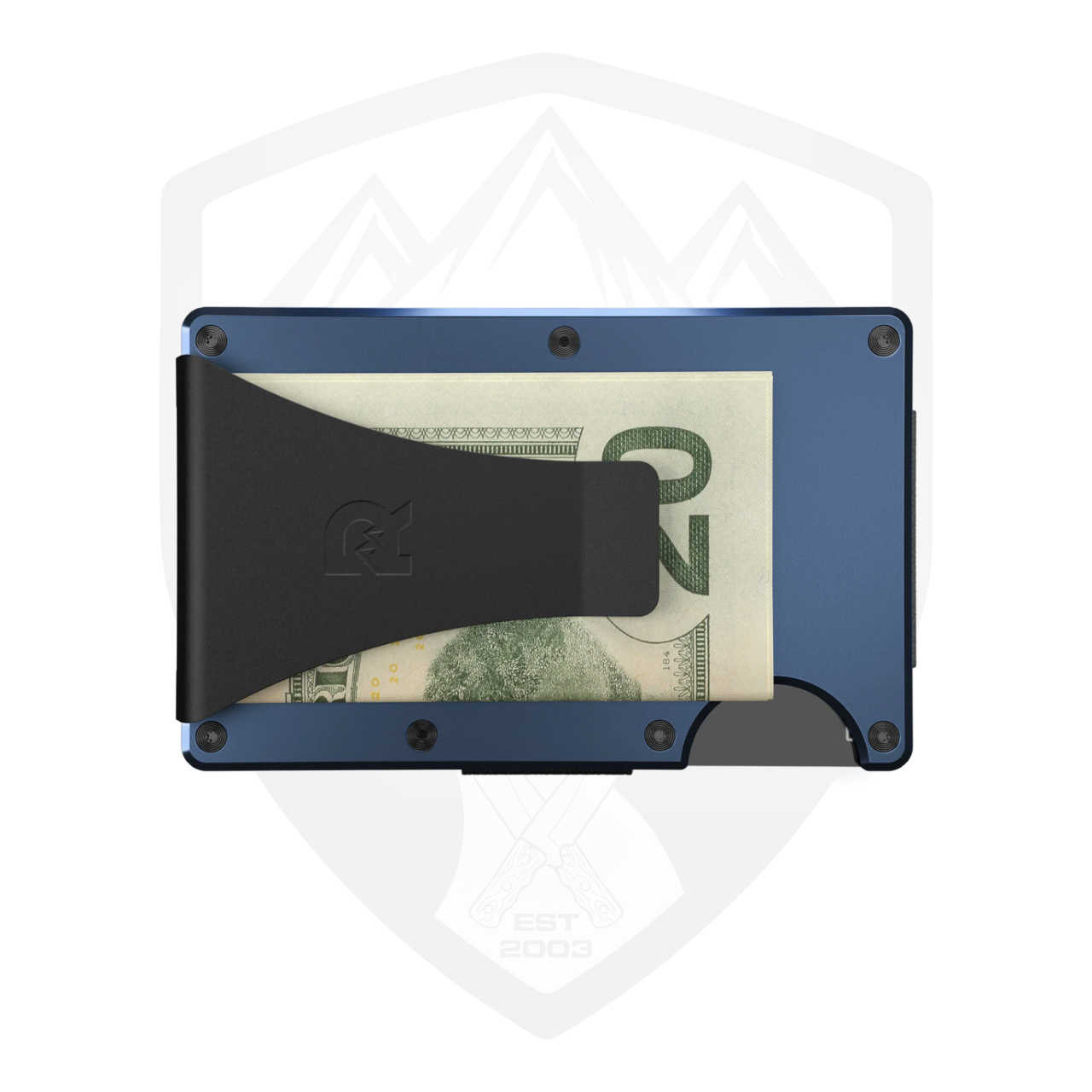 Ridge Wallet | Alpine Navy Blue | Cash Strap