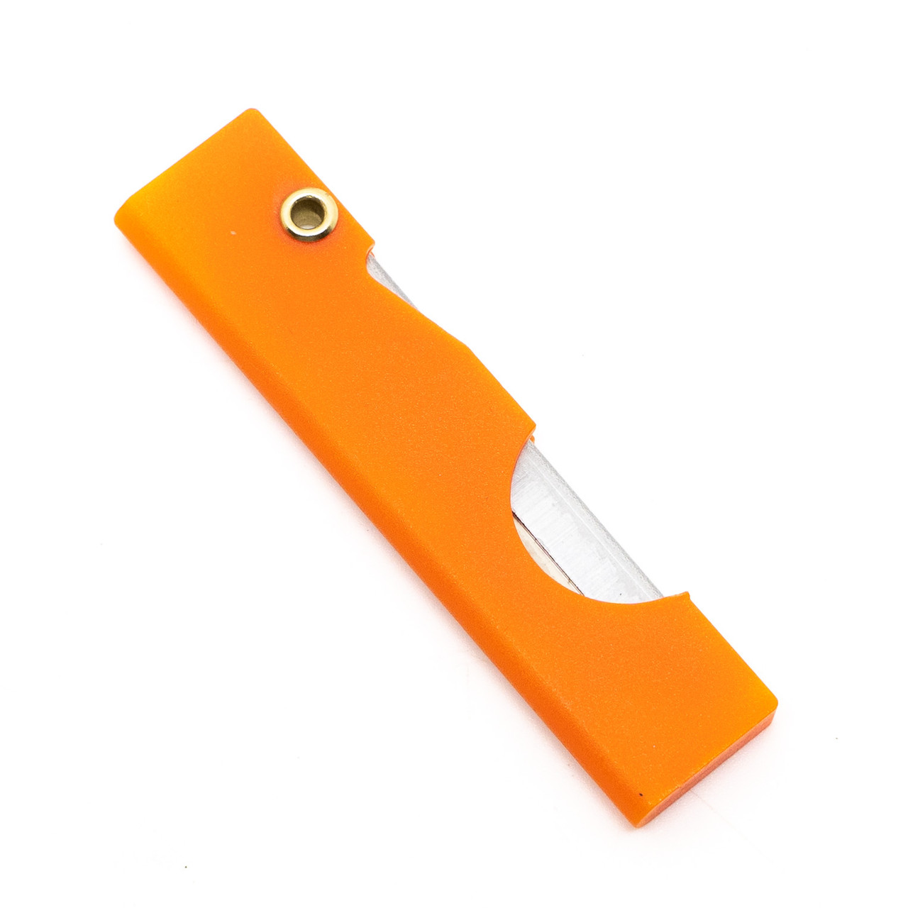 Derma Safe Razor Derma Safe Pocket Straight Razor Survival Tool - Orange