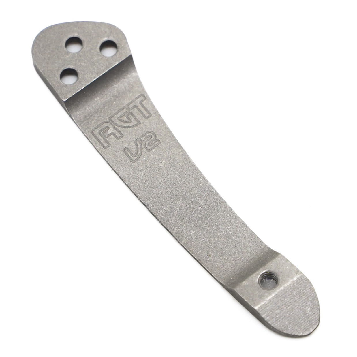 Ripps Garage Tech PM2 Titanium Pocket Clip - Darkwashed
