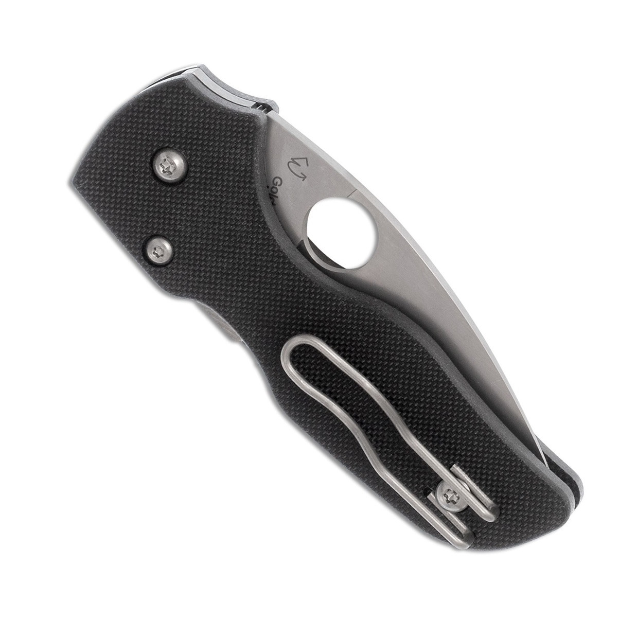 Spyderco Lil' Native Compression Lock, Black G-10 / Satin CPM-S30V