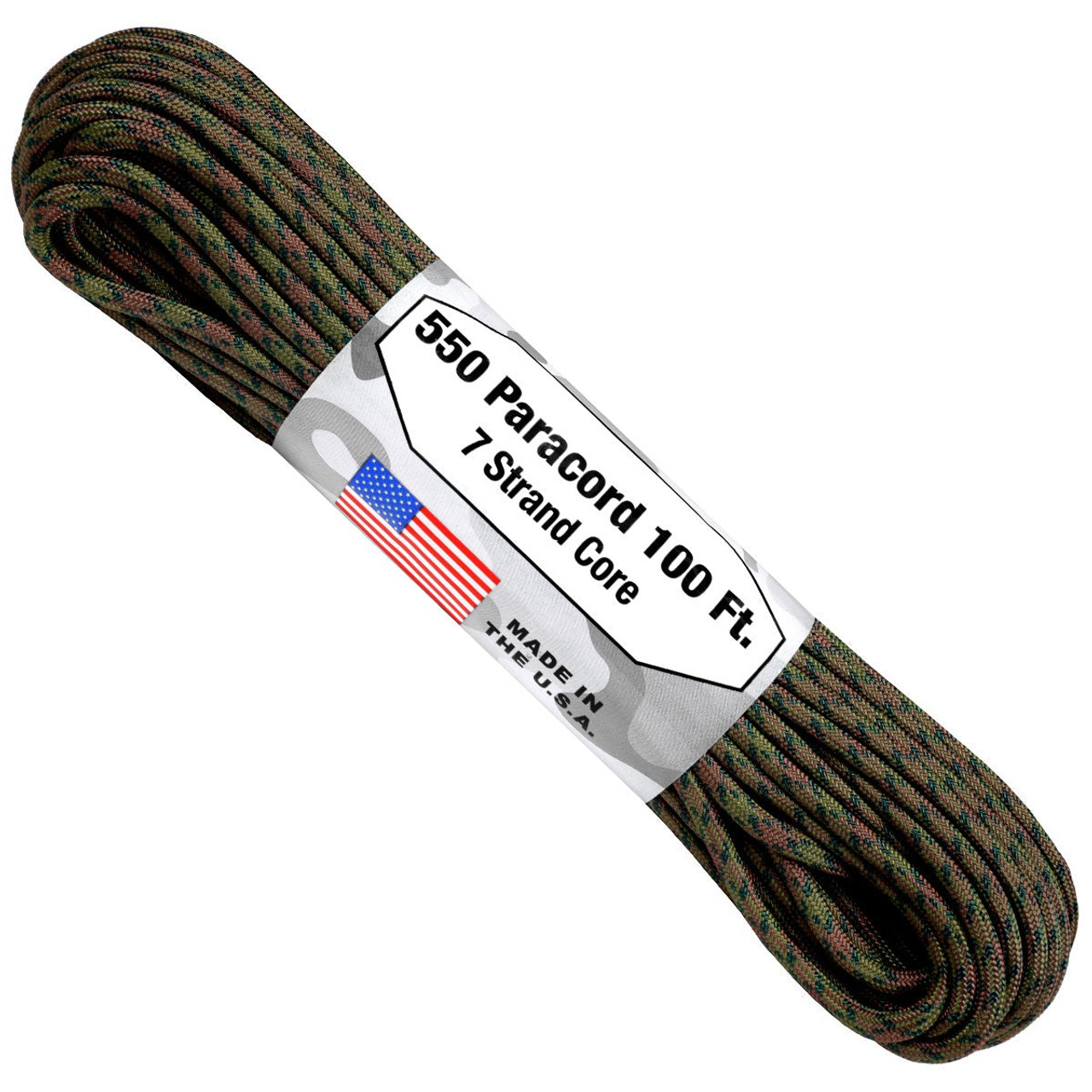 Atwood 550 Paracord 100' - Wetland Camo - REC