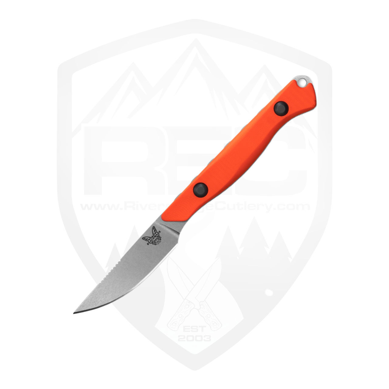 Benchmade Flyway 15700 | Fixed Blade Knife | Orange G-10
