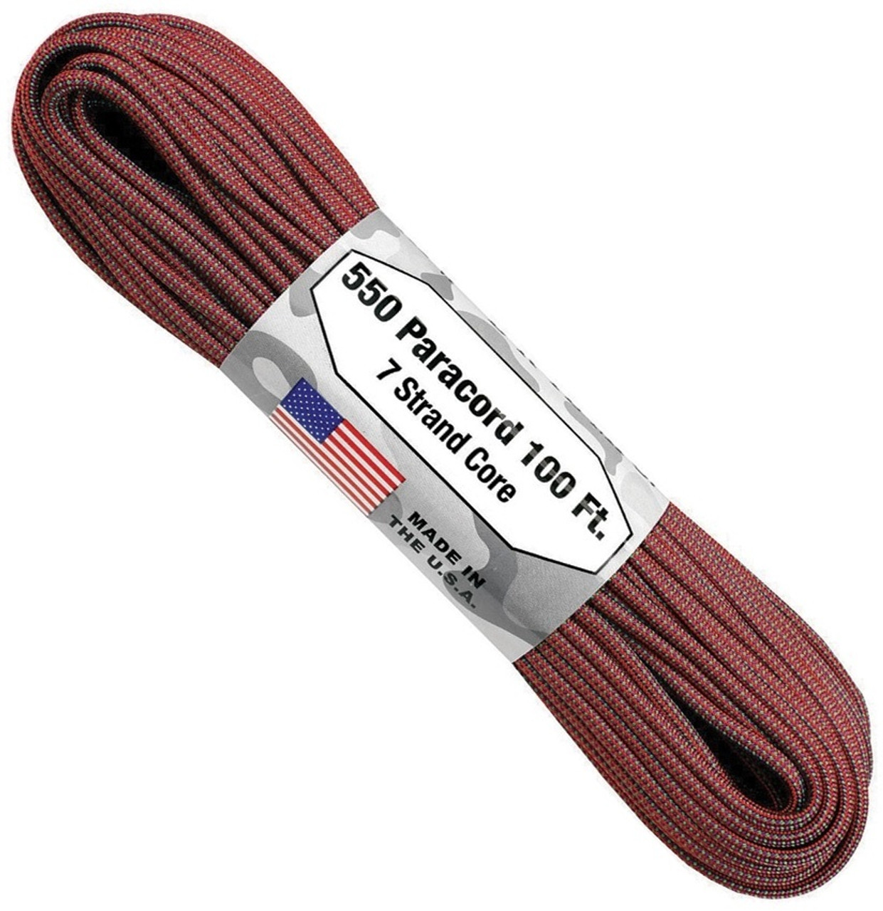 Atwood 550 Paracord 100' - Color Changing, Dragon Fruit - REC