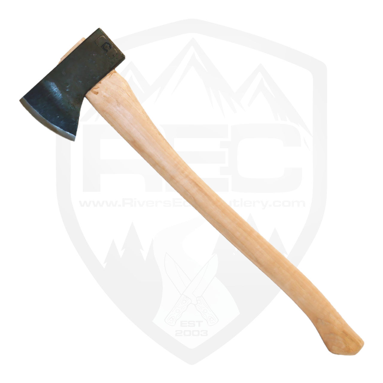 バーベキュー・調理用品 WANTKY CAMP WANTKY UNITY HANDLE 25 Council Tool Hudson Bay Camp Axe, Curved Handle , 2lb / 24