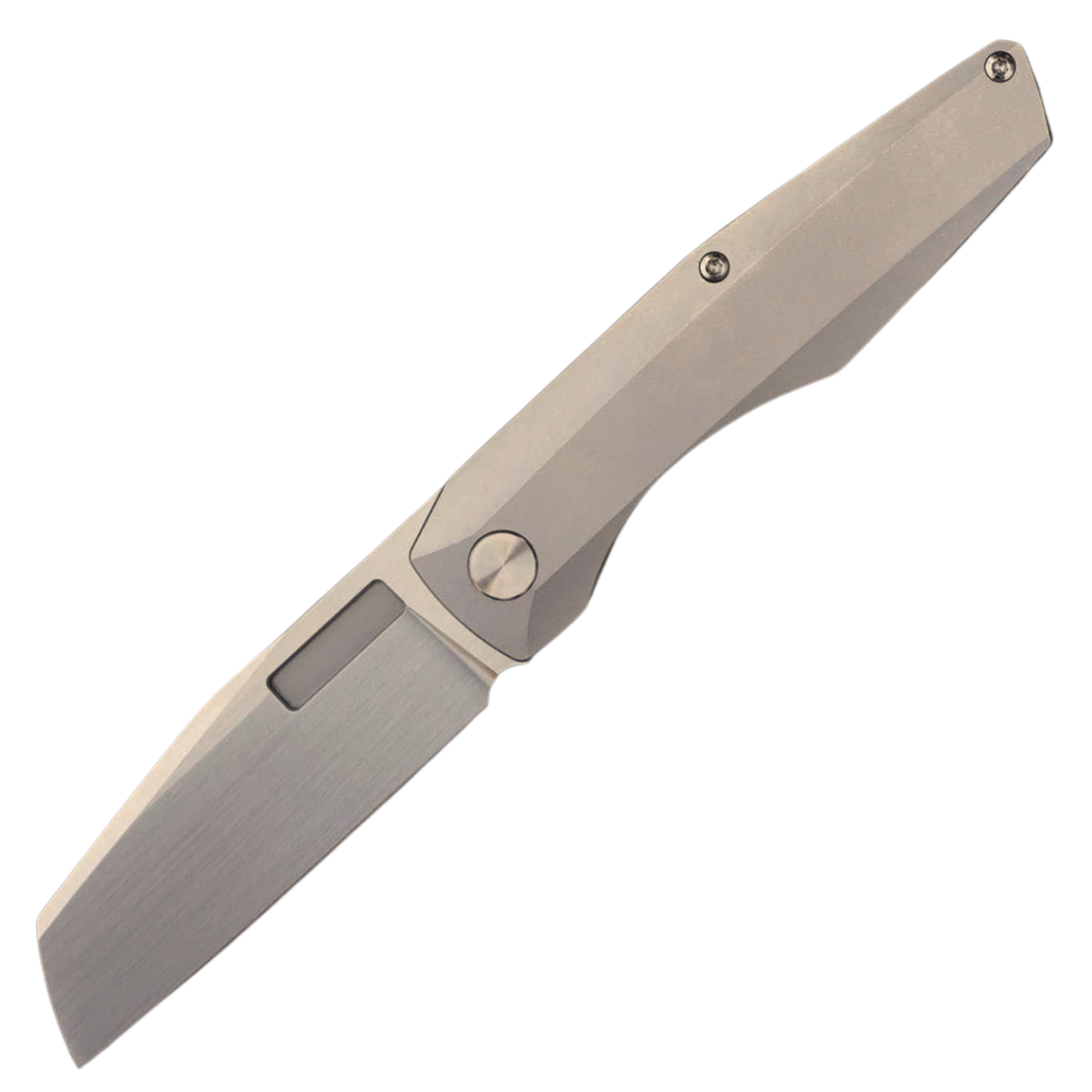 Vero Engineering Axon, Stonewash Titanium Framelock / Hand Satin
