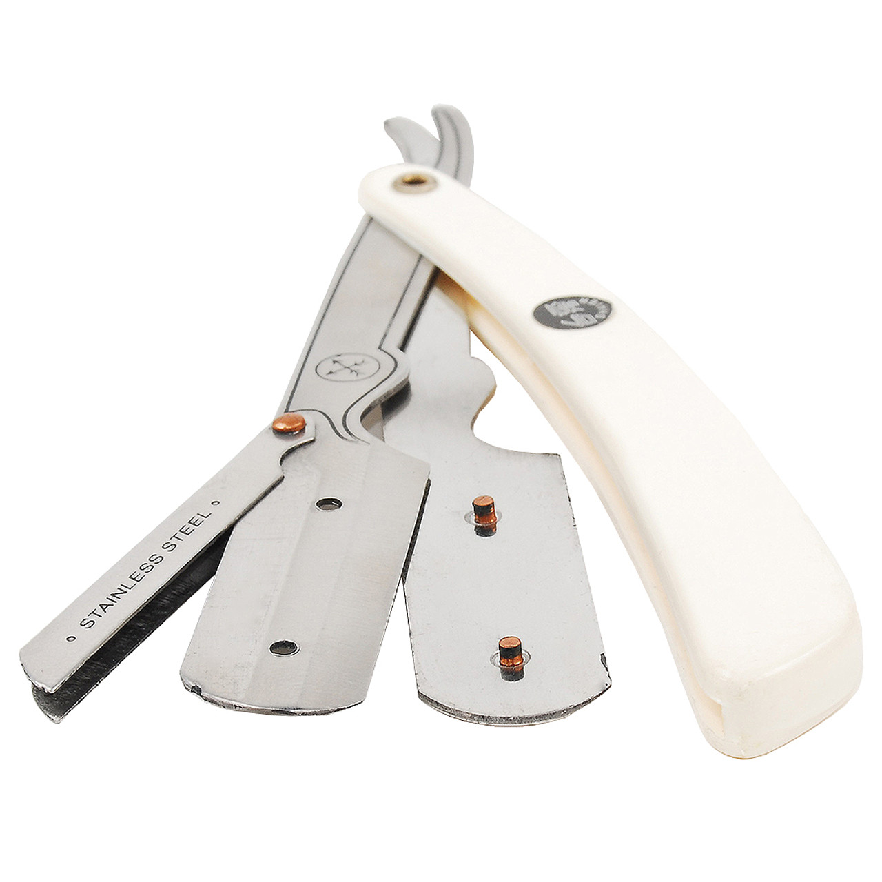 Parker SRW White Resin Shavette Razor - REC