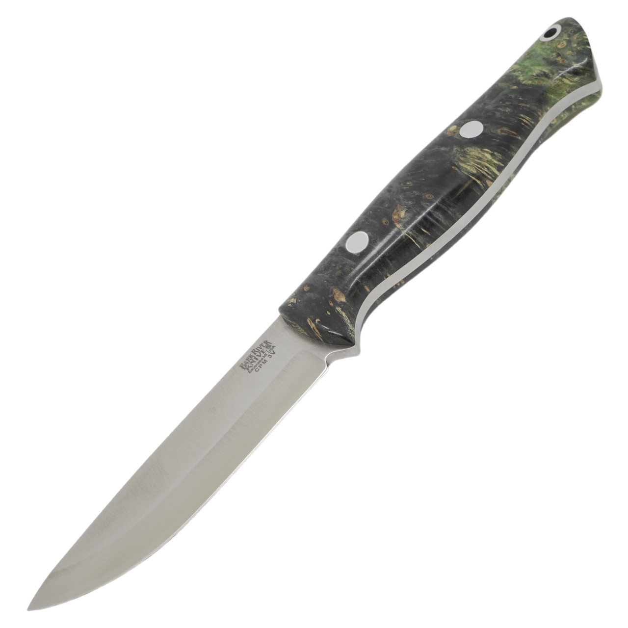 Bark River Gunny Scandi, Dark Skies Maple Burl / CPM-3V