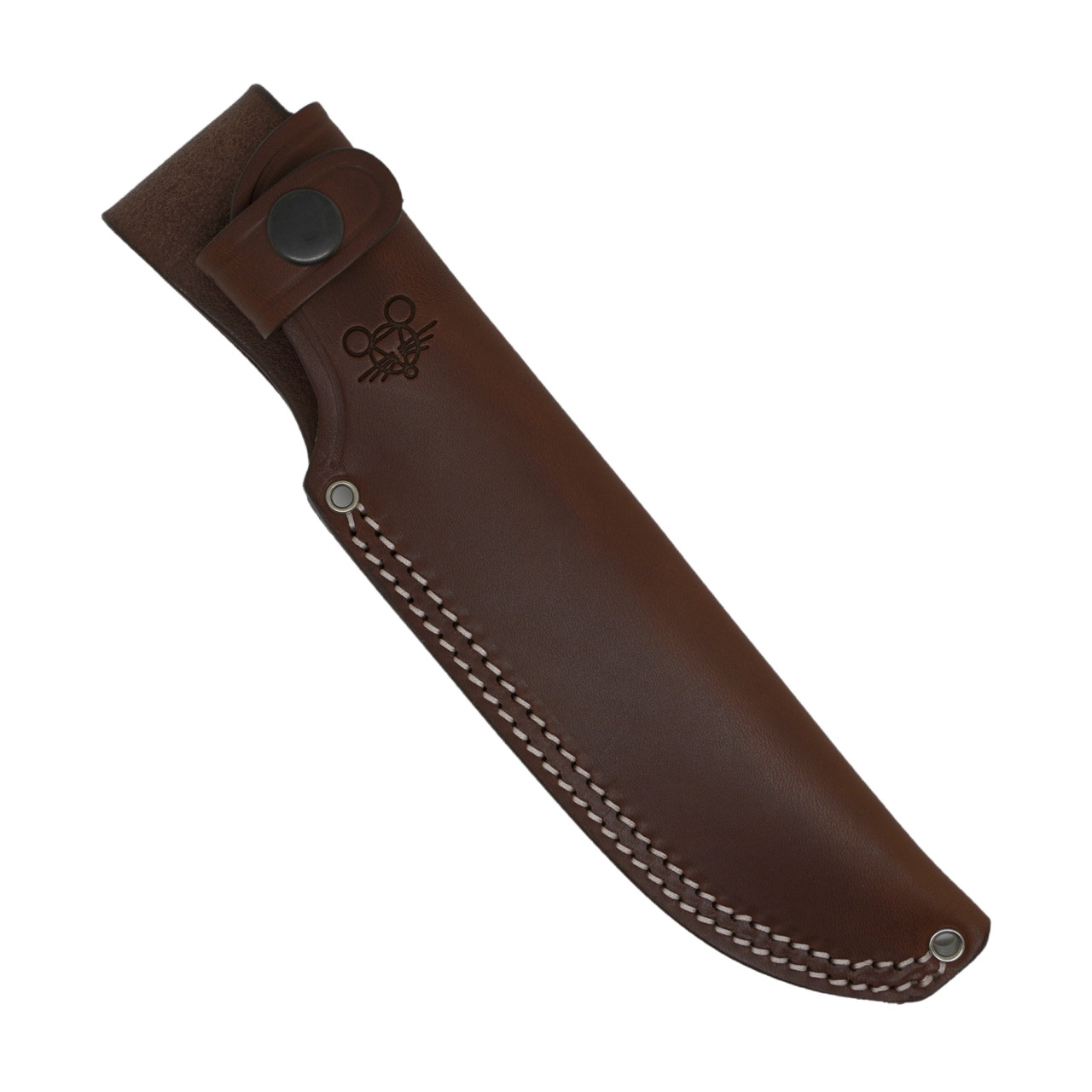 GiantMouse GMF4 Fixed Blade, Red Canvas Micarta / PVD N690
