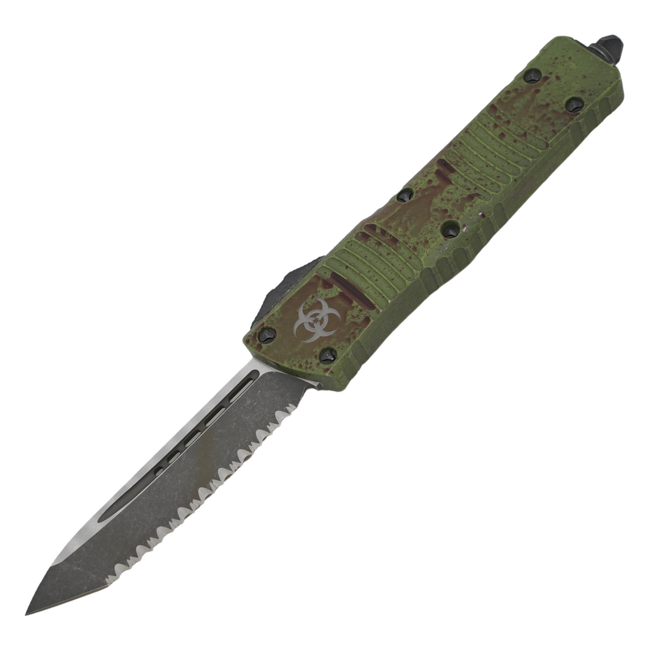 Microtech Combat Troodon Tanto Signature Series, Outbreak Finish