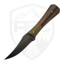 Aux Mfg Custom Pocket Bowie XL, OD Green and Green Translucent G10