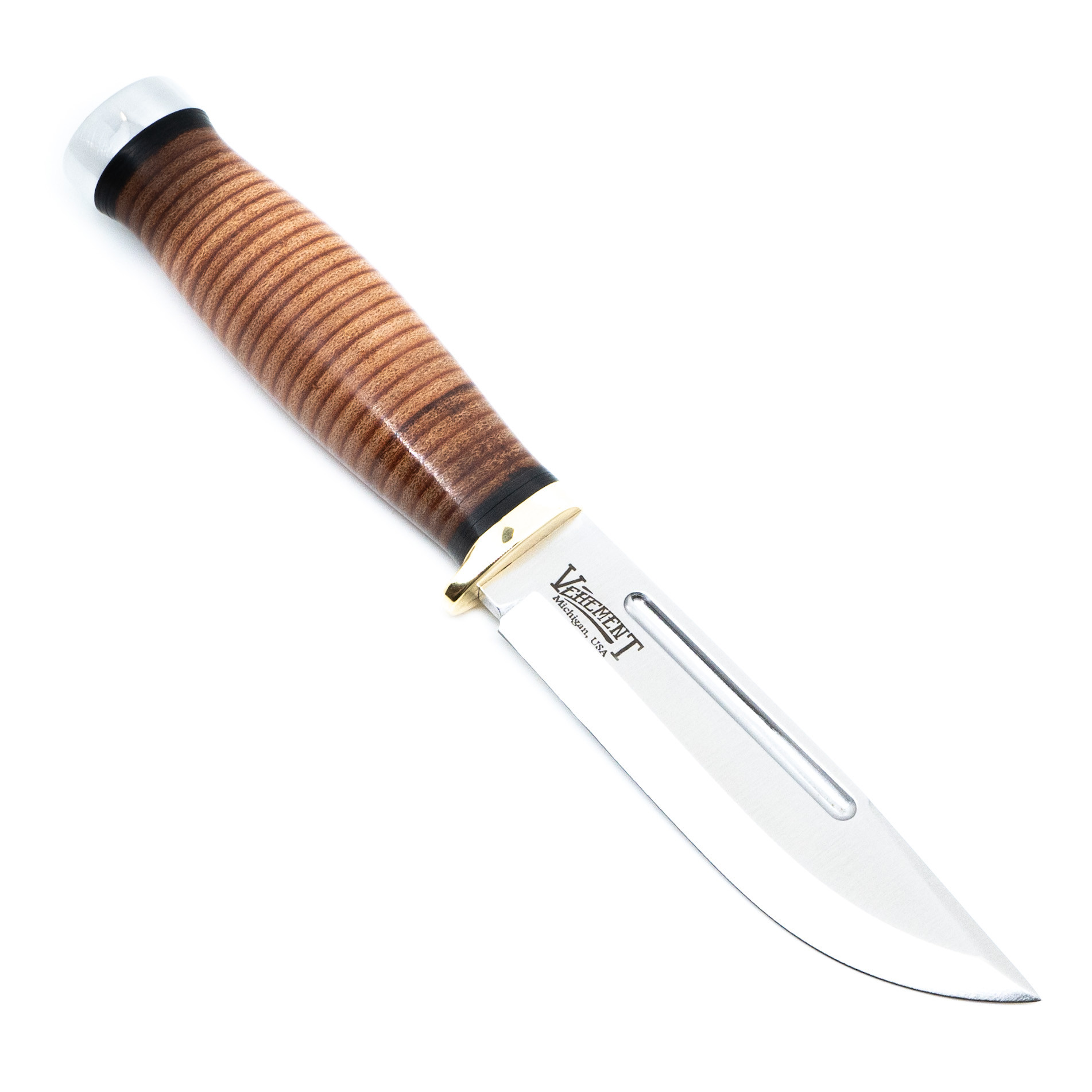 Bark River Quartermaster EDC Stacked Leather REC