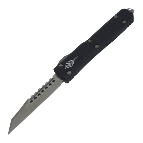 Microtech Ultratech WarHound Signature Series, Black Aluminum / Bronze Stonewash M390 - 119W-13S