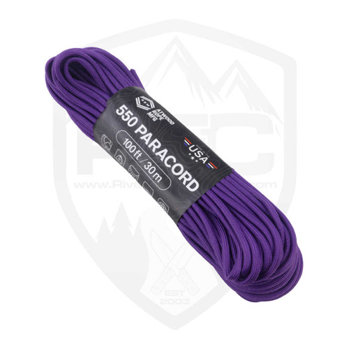 Atwood 550 Paracord 100' - Purple