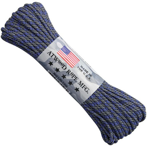 Atwood 550 Paracord 100' - Thin Blue Line