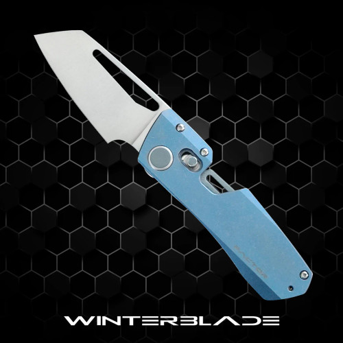 WinterBlade Factor, Stonewash Blue Titanium w/ Gray Accents / Satin M390