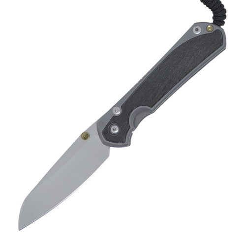 Chris Reeve Large Sebenza 31 Insingo, Bog Oak Inlay Titanium / Stonewash CPM Magnacut - L31-1124