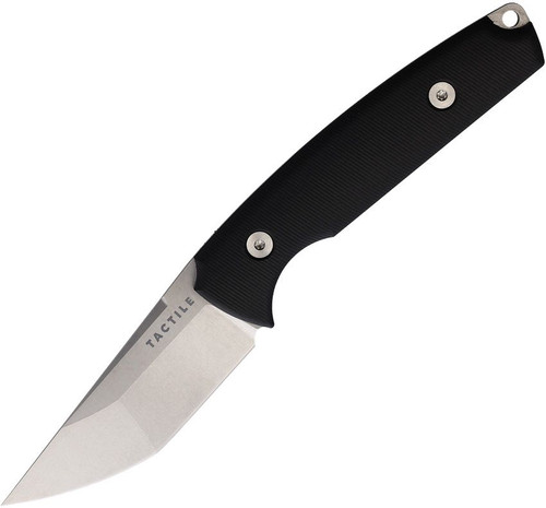 Tactile Knife Co Dreadeye, Black Richlite / Stonewash CPM MagnaCut - Kydex Sheath